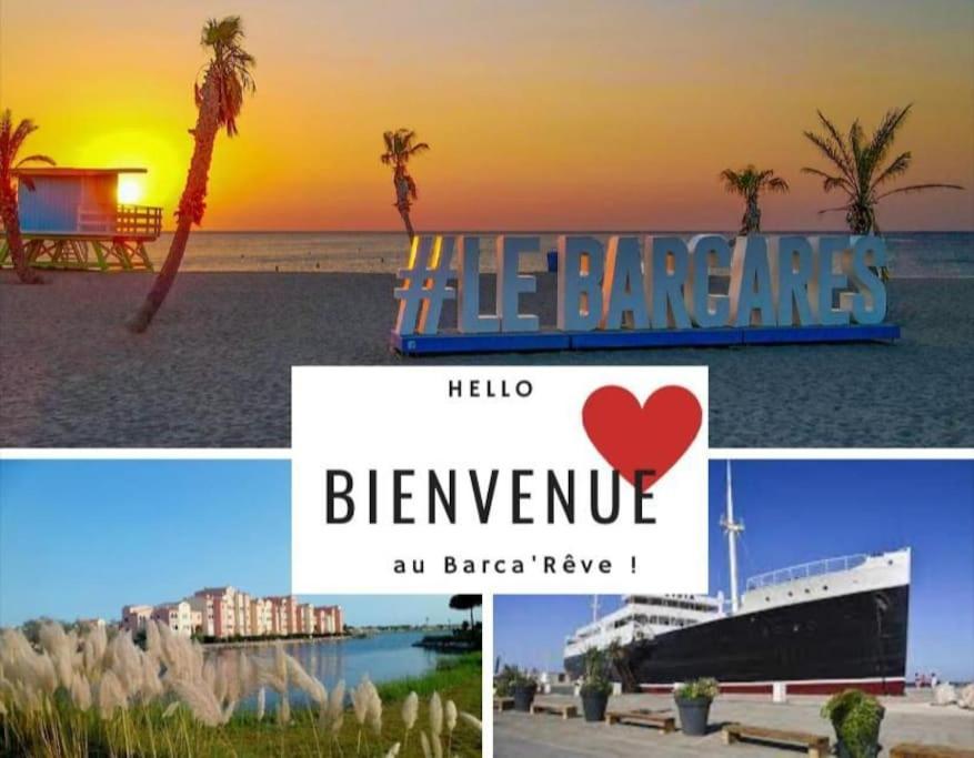 Superbe Studio Renove Avec Piscine Et Vue Marina Le Barcarès Exterior foto
